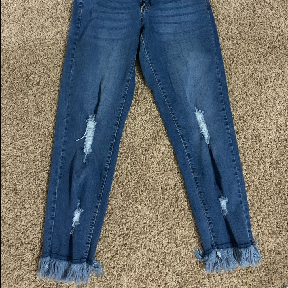 L&B boyfriend jeans with fringe